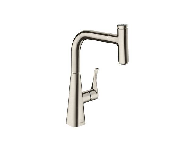 Смеситель Hansgrohe Metris Select для кухонной мойки 14857800 сталь