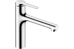 Смеситель с вытяжным душем для кухонной мойки Hansgrohe Zesis M33 sBox Хром 74804000