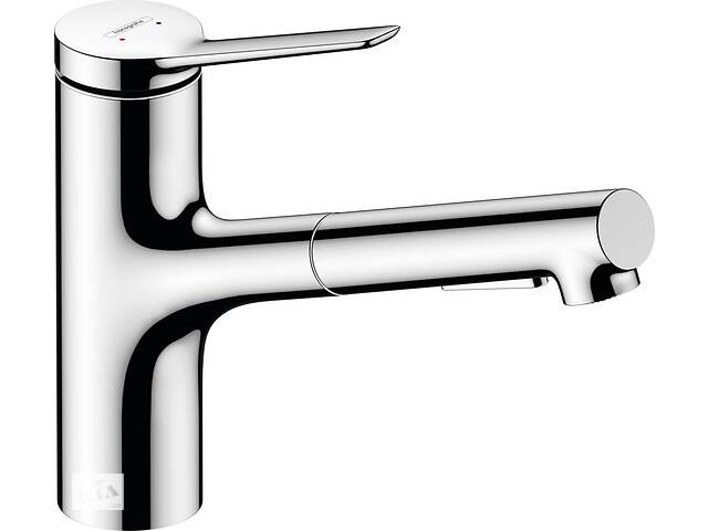 Смеситель с вытяжным душем для кухонной мойки Hansgrohe Zesis M33 sBox Хром 74803000