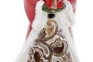 Статуэтка декоративная 'Санта с подарком' 25.5см с LED-подсветкой