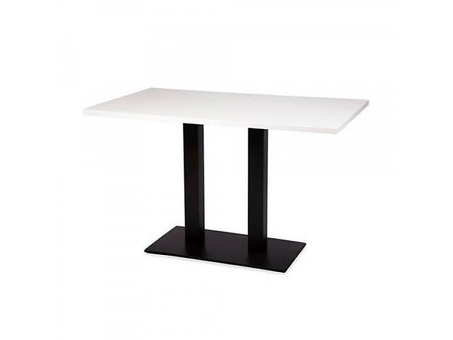 Стол барный прямоугольный SDM Роатан для кафе пластик/металл 120х60 см Белый
