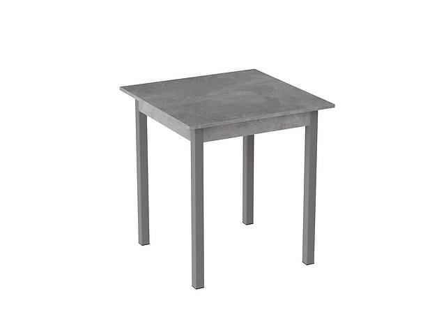 Стол кухонный Ferrum-decor Диего 75x90x90 Серый ДСП Бетон 16мм (DIE0049)
