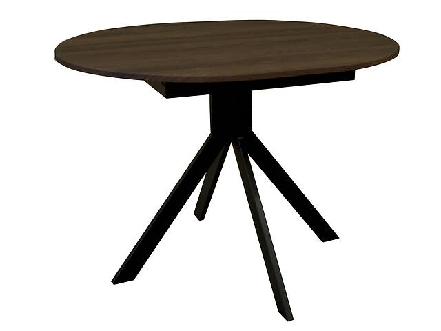 Стол Max's furniture Мичиган 90х110/150х75 см Дуб + Черный