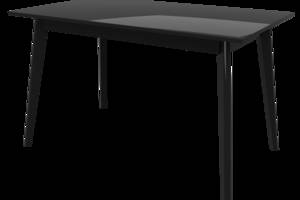 Стол обеденный для кухни Неман ТУРИН 1180 Черный глянец
