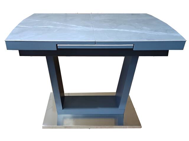Стіл обідній розкладний кераміка з МДФ сірий DAOSUN DT 8073 small
