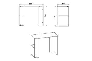Стол письменный KOMPANIT Юниор-2 Бук
