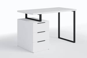 Стол письменный в стиле лофт Gusar FMX-3 1200х760х600 мм Белый