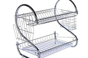 Стойка для сушки посуды Kitchen Storage rack нержавеющая сталь (1756374704)