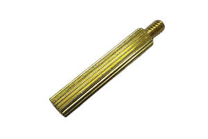 Стойка металлическая гайка/винт М2х25+3 (FM), желтая