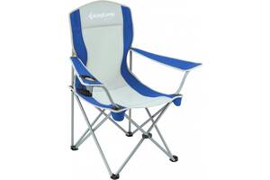 Стул KingCamp Arms Chairin Steel Серый/Синий (1026-KC3818 grey/blue)