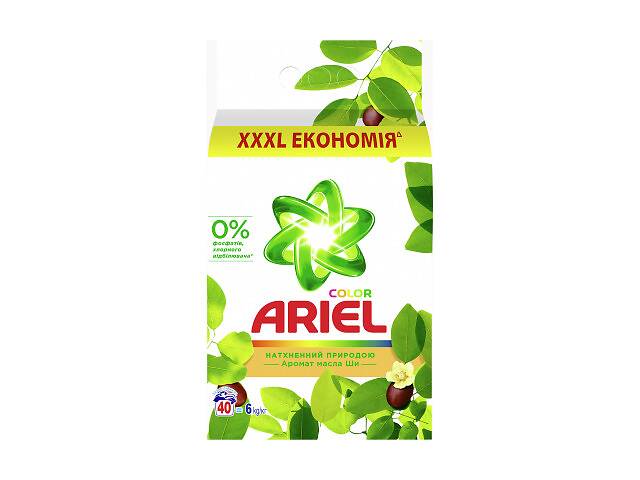 Стиральный порошок Ariel Аромат масла Ши 6 кг (8001090962171)