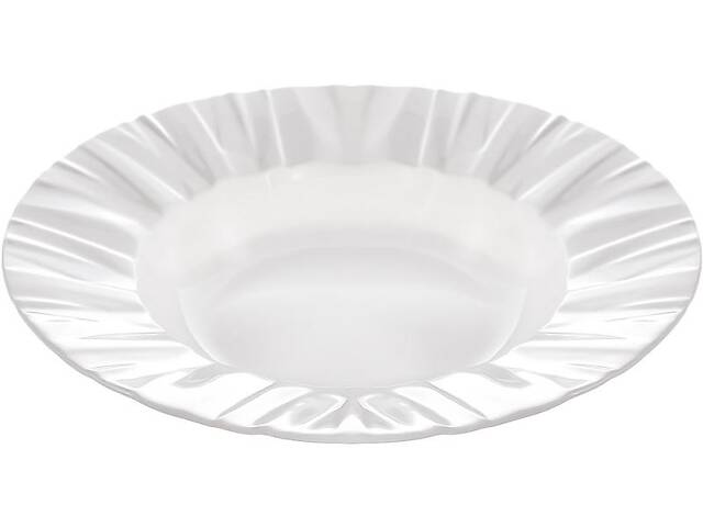 Суповые тарелки в наборе 2 шт диаметром 25см фарфор белый DP218702 BonaDi