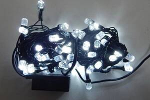 Светодиодная гирлянда Led Кристаллы на 300 светодиодов электрическая с контроллером белая