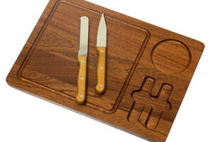 Сырная деревянная доска+ножи Wood 33х23 см 18601-006 Купи уже сегодня!