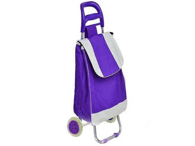 Тачка сумка тележка кравчучка на колесах 95см Stenson MH-2079 Violet (008145)