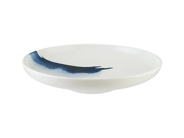 Тарелка для пасты Bonna Blue Wave 25 см 1,3 л Белый/синий