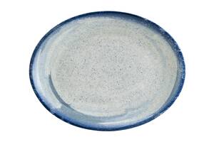 Тарелка овальная Bonna Moove Harena 31 см Белый/синий