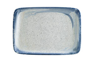 Тарелка прямоугольная Bonna Moove Harena 26 см Белый/синий