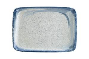 Тарелка прямоугольная Bonna Moove Harena 41 см Белый/синий