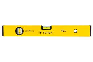 Topex 29C501 Уровень алюминиевый, тип 500, 40 см, 2 глазка