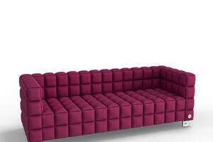 Трехместный диван KULIK SYSTEM NEXUS Ткань 3 Розовый (hub_NITR67566)
