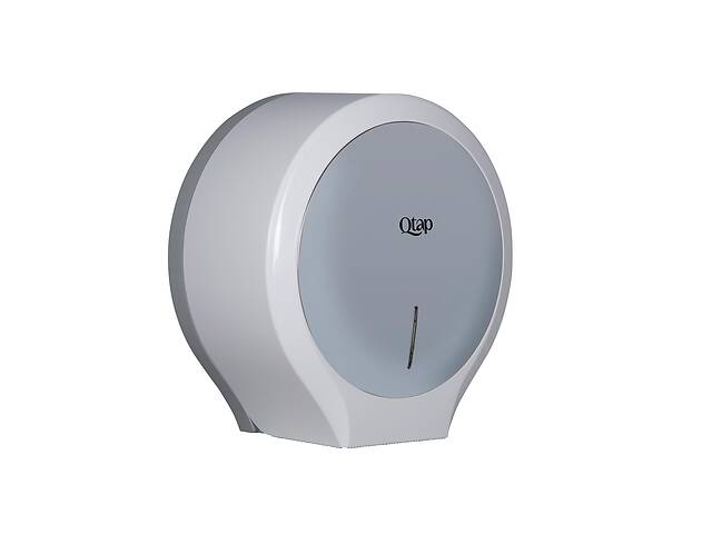 Тримач для туалетного паперу Qtap Pohodli 270 мм QTDP100SP White/Grey (Držák)