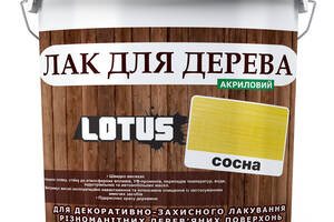 Цветной Лак для Дерева Lotus Глянец Сосна 5 л