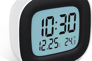 Цифровий мінібудильник Homvilla Alarm Clock HM606A з дисплеєм температури та підсвічуванням
