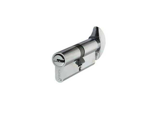 Цилиндр Дверной Siba Перфорированный Ключ-Вороток 120 Мм Хром (240648)