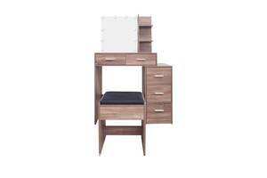 Туалетный, косметический столик + табурет с подсветкой AVKO ADT17 Grey Walnut Купи уже сегодня!