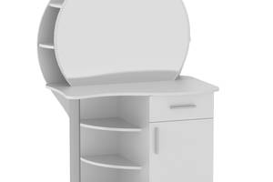 Туалетный столик Компанит Трюмо-3 альба (белый)