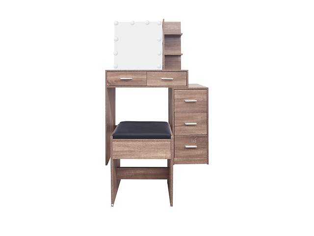 Туалетный столик + табурет с подсветкой AVKO ADT17 Grey Walnut