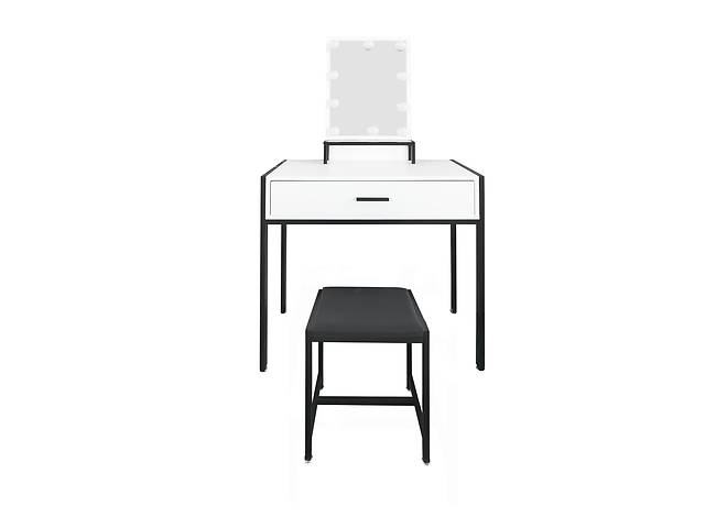 Туалетный столик + табурет с подсветкой AVKO ADT21 White
