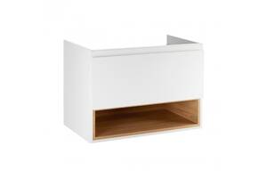 Тумба підвісна Qtap Robin 800х580х500 WHITE/WHITISH OAK QT1374TPВ8001NWWO