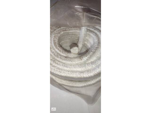 Твердотопливный котел уплотнитель дверцы котла печи асбестовый шнур керамический керамошнур стеклошнур картон ткань - Фото 4