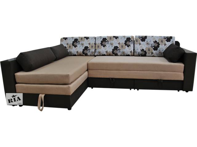 Кутовий диван Ribeka Лорд А+ Сіро-коричневий (05H01)