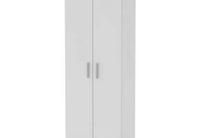 Узкий шкаф для спальни Компанит Шкаф-11 альба (белый)
