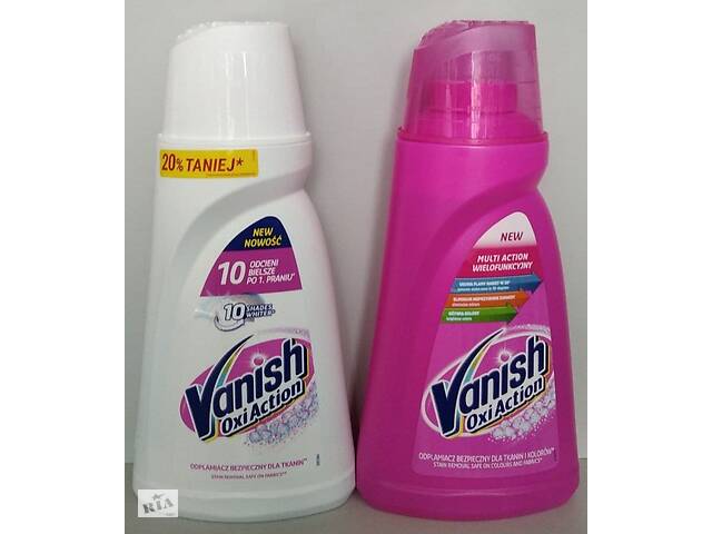 Vanish (Ваниш) Oxi Action пятновыводитель/пятновыводитель 1л.