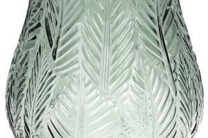 Ваза декоративная Ancient Glass Розалин 19х20х35см, зеленое стекло
