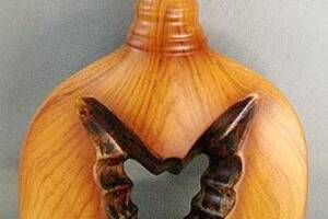 Ваза керамическая 'Шик' Amphora Butterfly with copper