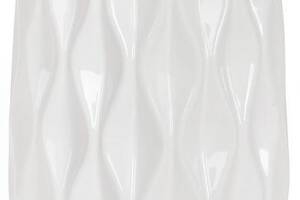 Ваза керамическая 'Stone Flower Леонор' 16x16x30см, белый