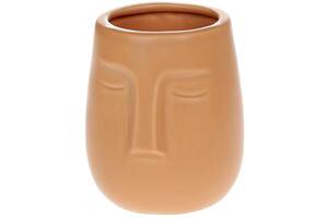 Ваза интерьерная Лицо фарфоровая диаметр 8,6х10см terracotta BonaDi DP219235