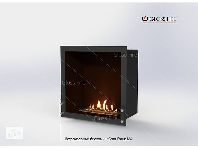 Вбудований біокамін «Очаг 600 MS-арт.010» Gloss Fire