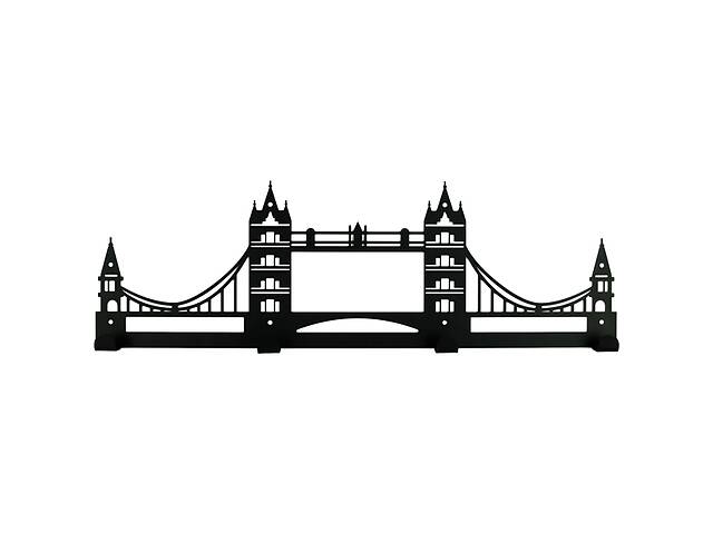 Вешалка настенная Glozis Tower Bridge H-069 50см х 16см (H-069)