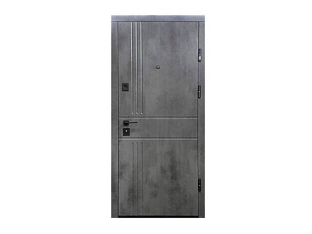 Входная дверь Министерство дверей 2050х860 мм Оксид темный/оксид светлый (ПК-360 R)