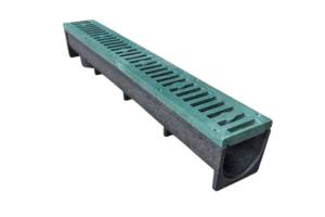 Водовідвід в зборі з зеленими решітками (А15)