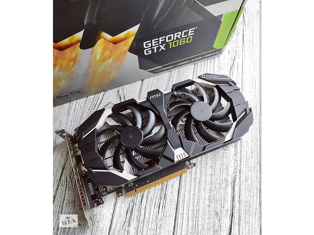 Видеокарта OVER-STOCK MSI GeForce GTX 1060 AERO 6G OC