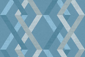 Виниловые обои на флизелиновой основе A.S.Creation Linen Style 36759-4 Серый-Синий
