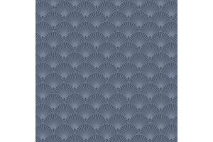 Виниловые обои на флизелиновой основе Graham Brown Kabuki 101366 0.53 х 10.05 м Синий