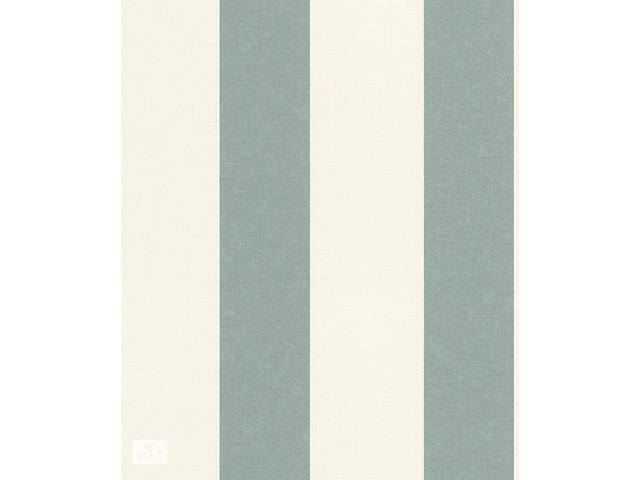 Вінілові шпалери на флізеліновій основі Rasch Florentine 3 485448 Білий-Бірюзовий